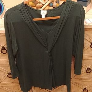 Dressbarn Green blouse. Like new!